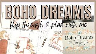 PLAN WITH ME | Boho Dreams Flip Through and Plan With Me | Cassthetic Plans