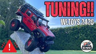 Neuer Motor und Regler für den Wltoys 2428: Wird er mit diesen Upgrades zum besseren Crawler?