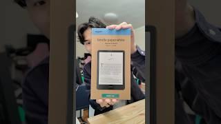 Unboxing Amazon Kindle Paperwhite (2024) Signature Edition Metallic Jade #shorts #kindlepaperwhite