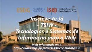 Video Promocional TSIW - ESEIG