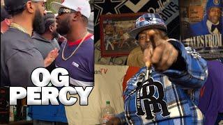 OG Percy Goes off on Rocstar 2800 Calling Black Sam out for the Fade after Ban From Marathon Burger