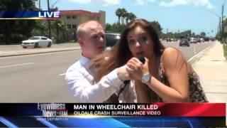 A male reporter is interrupted by a girl on LIVE-TV (FMRITP)