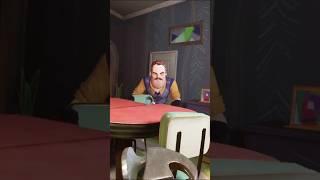 I RUINED Neighbor's snack and he got ANGRY  #vr #helloneighbor #shorts