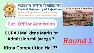 CURAJ Admission 2023| Cut- Off kitni Rhti hai ?Last Year Kitni thi ?Is saal ka Cut- Off Kitna Rhega?