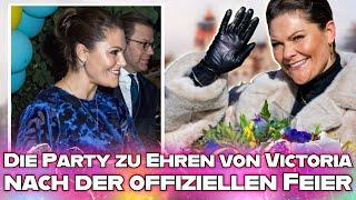 Wow! Eine Party im Königshaus zu Ehren von Kronprinzessin Victoria nach der offiziellen Feier!