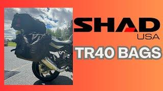 SHAD TR40  SADDLEBAGS -  REVIEW