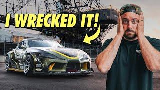 I CRASHED my 1000hp Supra at it's FIRST drift event...