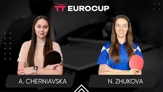 16:45 Alina Cherniavska - Nadiia Zhukova 24.05.2024 TT Euro.Cup Women Ukraine Star. TABLE 4