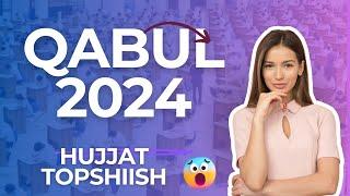 ONLAYN O'QISHGA HUJJAT TOPSHIRISH QABUL 2024  || my.uzbmb.uz  ||  UNIVERSITETLARGA || BATAFSIL