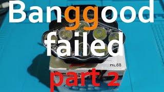 Headlamp from Banggood.com diagnostics and repair