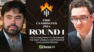 FIDE Candidates 2024 | Derby Day: Hikaru v Fabiano & Gukesh v Vidit Kicks Off The Epic Tournament