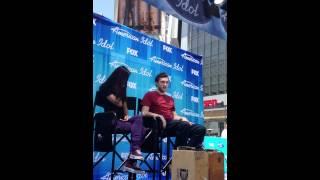 Jessica Sanchez and Phillip Phillips Talk to Reporters Before Idol Finale