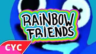 LA CANCIÓN DE RAINBOW FRIENDS  [ Lyric Video/Letra ] | Cuadradito y Circulito