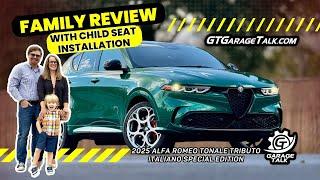 2025 Alfa Romeo Tonale Tributo Italiano // Family Review with Child Seat Installation