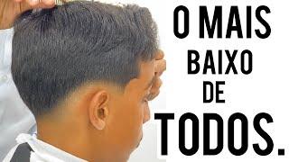 Low fade extremamente baixo do dia a dia, técnica de 1 pente.