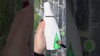 കൊച്ചു കുട്ട്യോൾക് വരെ easy ആയി ചെയ്യാവുന്ന bottle Art in 5 mins #shorts #viral #trending #diy #art