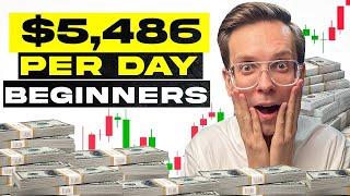 HOW TO START TRADING FOR BEGINNERS | +$5,486 IN 10 MINUTES EASY! GUIDE FOR BEGINNERS