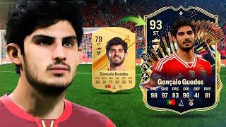 93 TOTS Attacker Plus Evolution Gonçalo Guedes might be the BEST evo so far..  FC 24 Player Review