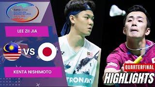 Lee Zii Jia (MAS) vs Kenta Nishimoto (JPN) - QF | Australian Open 2024