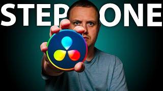 How to Get Started with Davinci Resolve: The FIRST Step