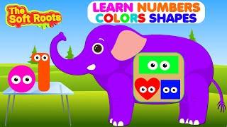 Learn Numbers, Colors With Shapes | Preschool Learning Videos | Kids Learning