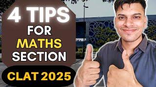 CLAT 2025 - HOW to SCORE FULL Marks in Maths