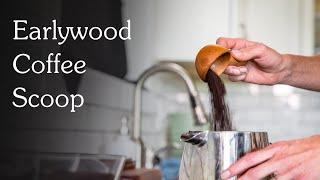 The Coffee Scoop Wooden Spoon Handmade by Earlywood Scoops It Out in Style!