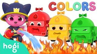   Learn Colors with Colorful Fire Truck | Colors for Kids｜Hogi Colors｜Hogi Pinkfong