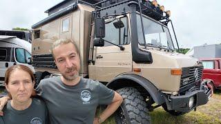 WOHNMOBIL CAMPERVAN Unimog Bongo Garage  Deutscher (35) entwickelt Fahrzeugteile für Expedition