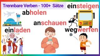 Trennbare Verben im Deutschen: 100+ Beispiele für tägliche Sätze | Deutsch A1-A2