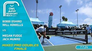 2024 The OWL APP Newport Beach Open I Oshiro/Howells vs. Fudge/Munro | Mixed Doubles Final
