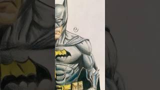 Batman cartoon vs realistico #shorts #drawing #art #arte #disegno #batman #fyp #ytshorts