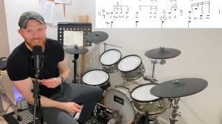 Cool Drum Fill Using The Single Stroke Four