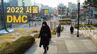 출근시간 상암 DMC 걷기 Walk on DMC in Seoul 【4K】