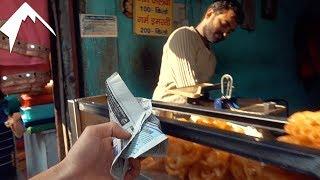 CANADIAN Eating STREET FOOD Delhi - India Travel Vlog