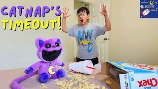 Catnap Got Put On TIME OUT Plush Stories with FNAF Plushies and Huggy