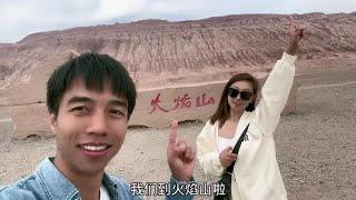 中国最热的地方火焰山，冬天来竟然是这样，太冷清了【大强在旅途】