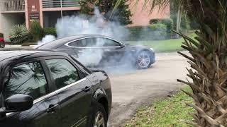 Burnout in the Tesla