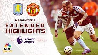 Aston Villa v. Manchester United | PREMIER LEAGUE HIGHLIGHTS | 10/6/2024 | NBC Sports