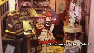 Cutebee Book Nook Kit/Grandfather's Antique Store, Cute  DIY wooden craft, ASMR, Vintage Style Kit