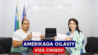 KONSUL BIZGA DEYARLI SAVOL BERMADI! AQSHGA OILAVIY VIZA OLGAN MIJOZIMIZ BILAN SUHBAT