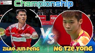 AkhirnyaKemunculan Ng Tze Yong (MAS) Kejutkan pemain Hebat China Zhao Jun Peng (CHN)