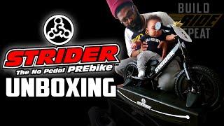 Strider - No Pedal PREbike UNBOXING for my 3 month old son.