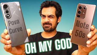 Tecno Pova Curve vs Infinix Note 50s under 15,999/- Full COMPARISON 