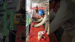 Joggle making in steel  || how to do joggling for columns steel || columns laping joggle #joggle