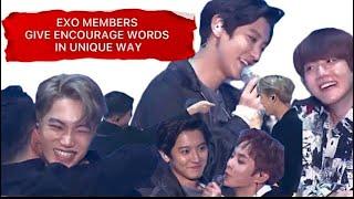 EXO Members Give Encourage Words in Unique Way | #exo