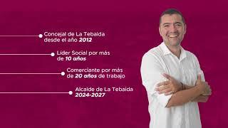 DAMOS LA BIENVENIDA A RICARDO CELIS, ALCALDE DE LA TEBAIDA 2024-2027 #PARAVOLVERACREERENLATEBAIDA