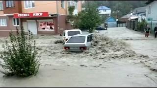 Ужасы Туапсе. Ливень затопил город. 24.10.2018 18+ Подборка