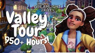 ENTIRE VALLEY TOUR  One Year and 950 Hours In The Making! | Disney Dreamlight Valley