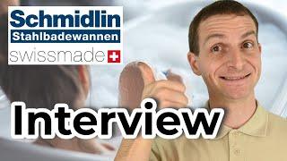 Schmidlin Stahlbadewannen - Swissbau - Interview | ImmoTrainer Hauswart Wetzikon